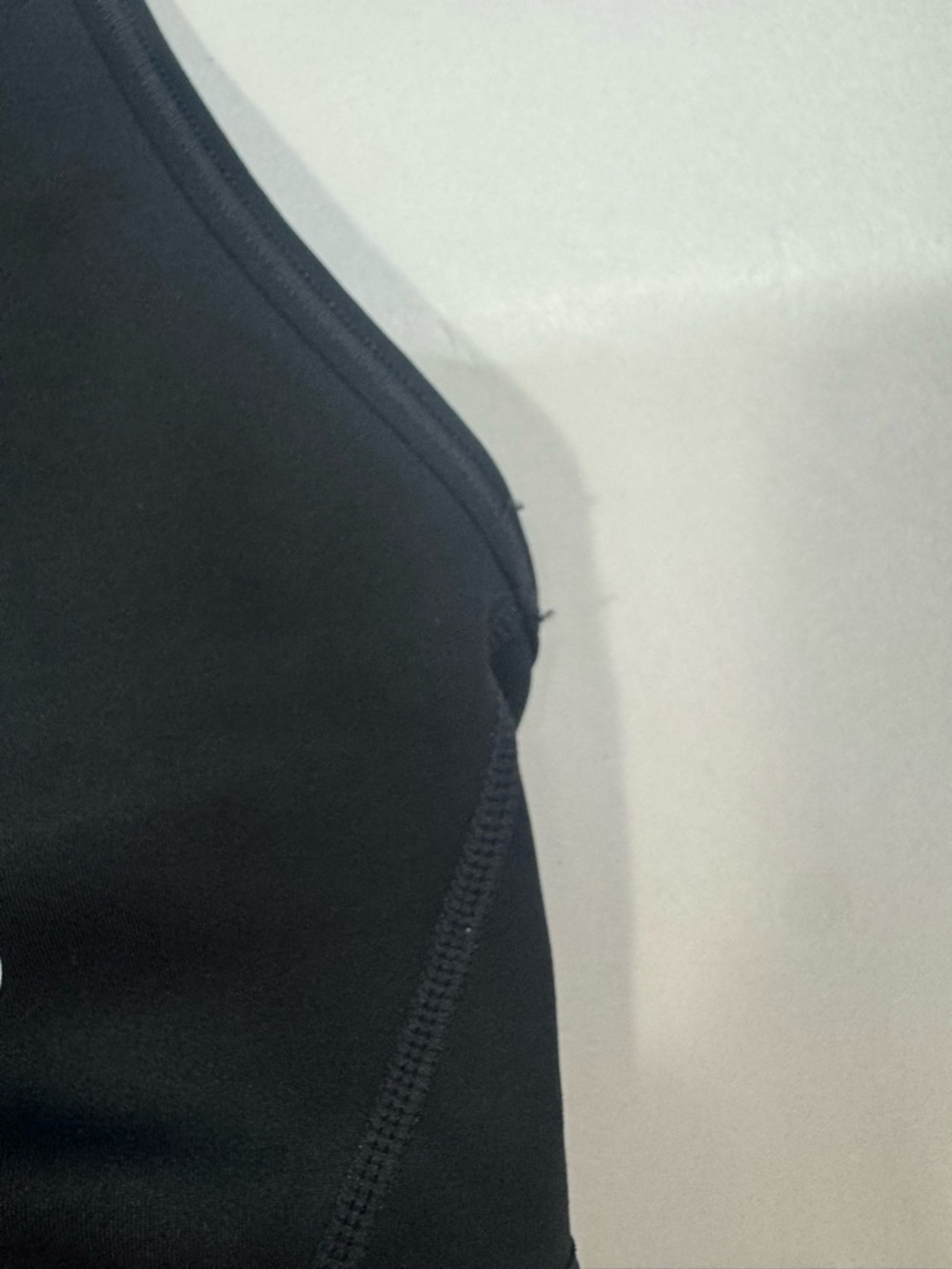 adidas Black Sports Bra with White Logo Print - Picture 5 of 7